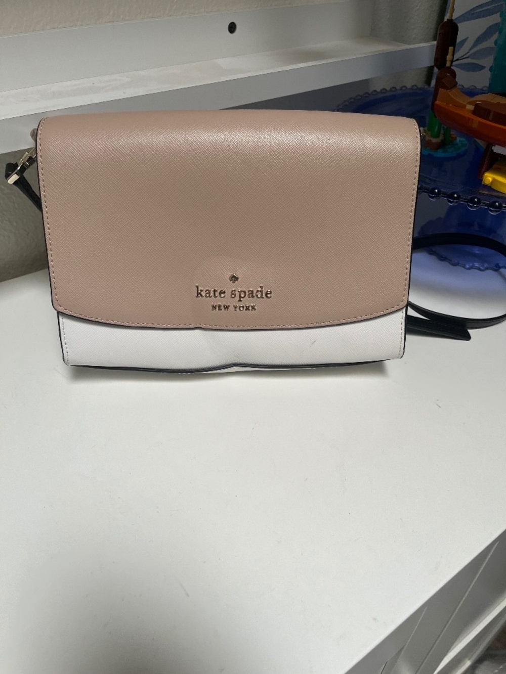 Kate Spade Carson Colorblock Saffiano Leather Convertible Crossbody